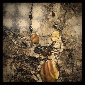 Brown Accent Necklace